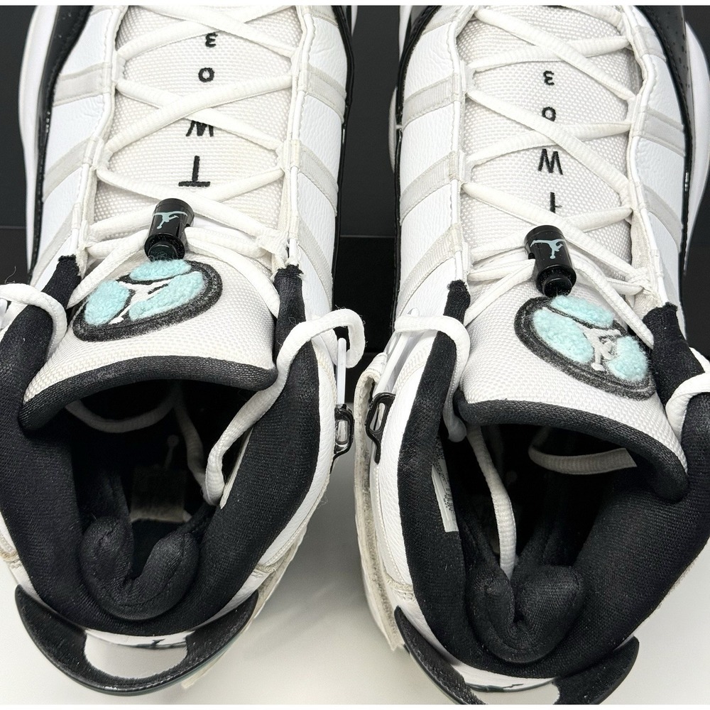 Nike Air Jordan 6 Ring White Black Aqua Men's 322992-115 Basketball Shoe Sz 10.5 - Picture 4 of 16